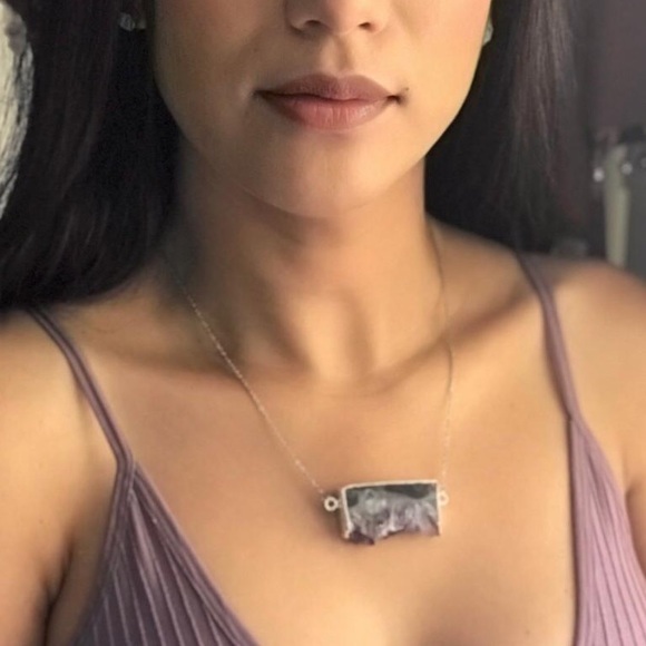 AMETHYST NECKLACE CHAKRA BALANCING - Picture 3 of 5